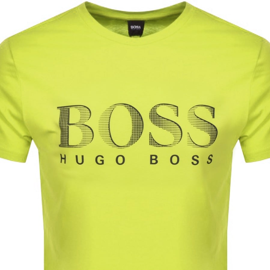 Alternative Image for ProductBOSS UV Protection Logo T Shirt Green2